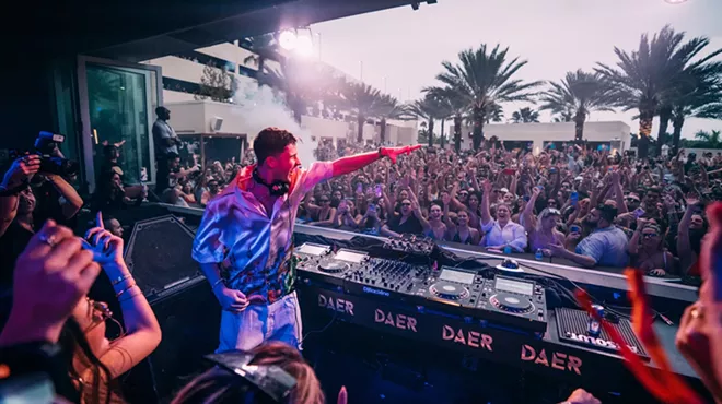 John Summit DJing at Daer Dayclub in Hollywood, Florida