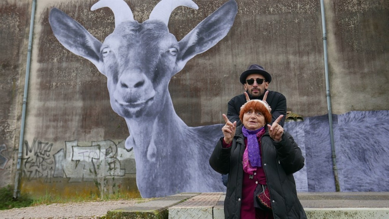 Documentarian and photographer Agnes Varda (foreground) teams up with 33-year-old photographer JR to wander France for an amazing journey in Faces Places.