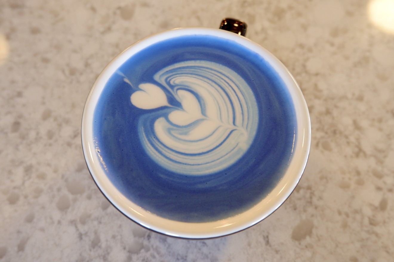 The vivid blue Butterfly Latte has quickly become a Kith & Co. favorite.