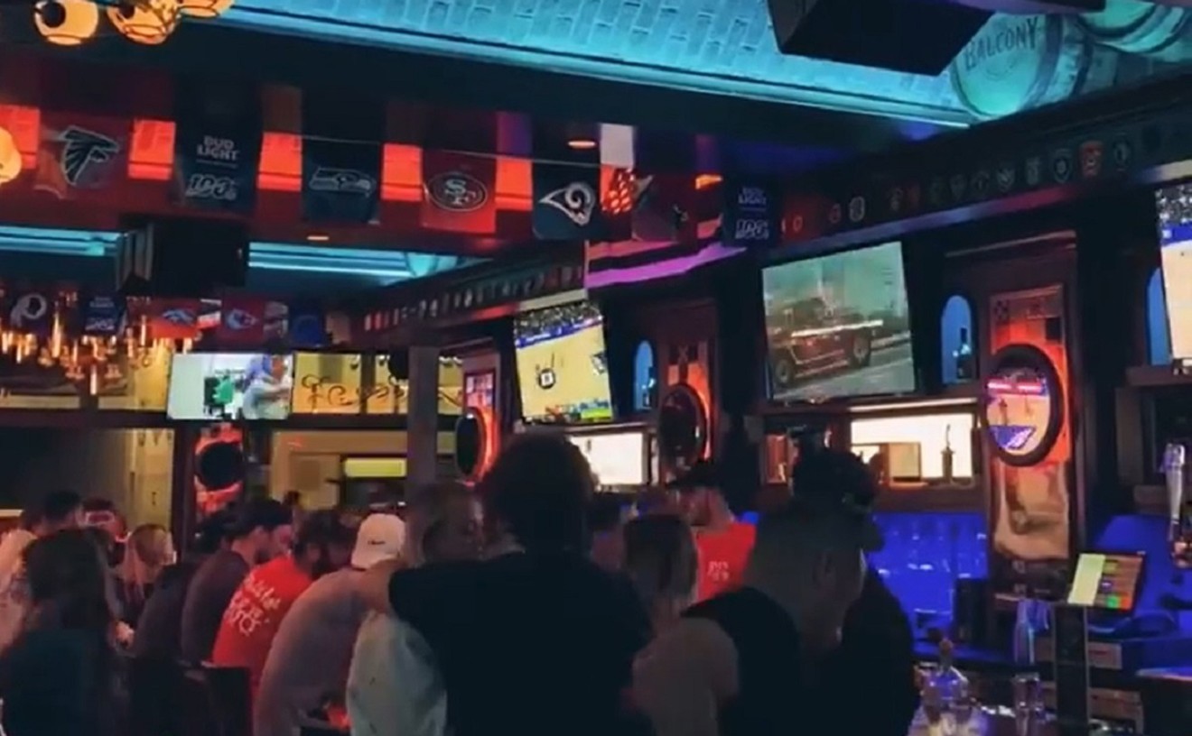 At Bo's Pub, One TV Is All You Need on Super Bowl Sunday