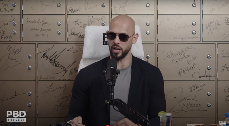 Image: Florida has officially launched a criminal investigation into right-wing influencer and self-described misogynist Andrew Tate.
