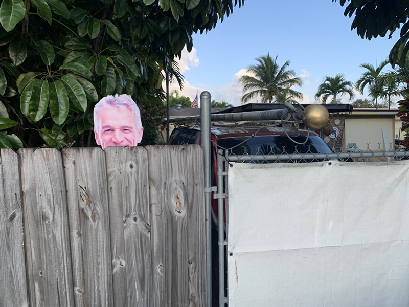 You're bound to see some strange things on a stroll in South Florida.