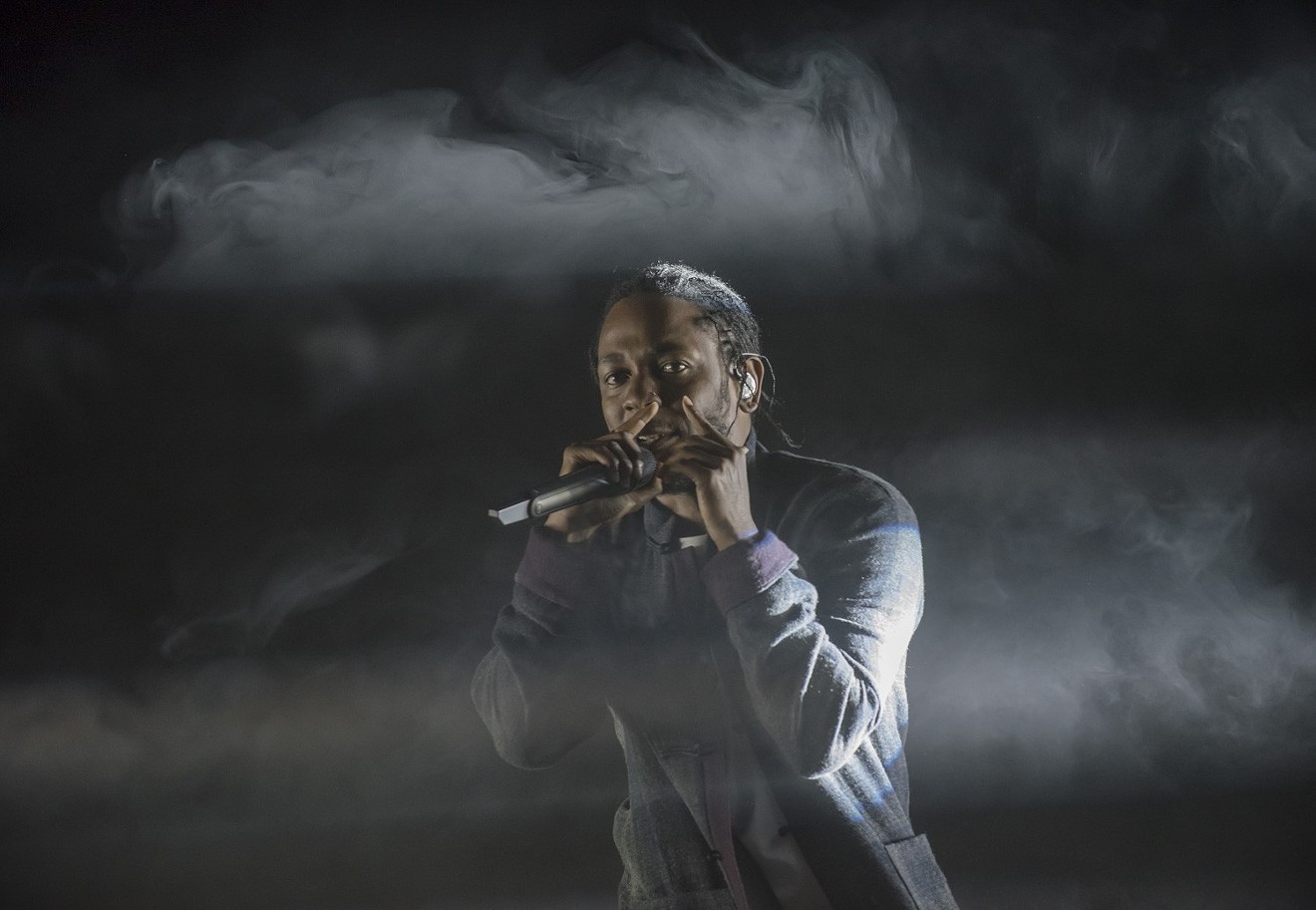 Kendrick Lamar performs at Rolling Loud 2017.