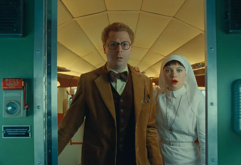 Image: Michael Cera and Mia Threapleton in director Wes Anderson's The Phoenician Scheme.