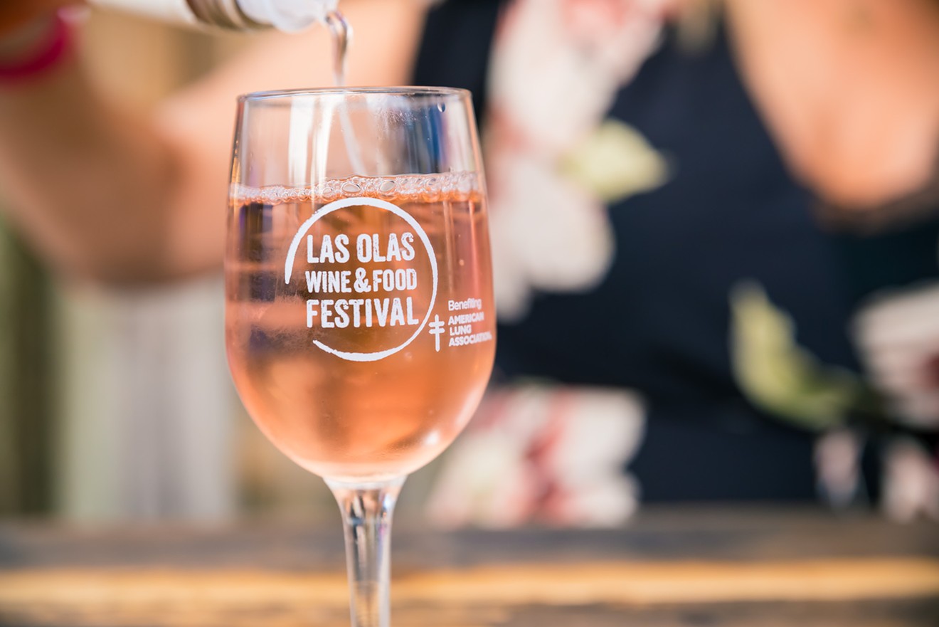 Cheers! More than 200 different beverages await you at the Las Olas Wine and Food Festival.