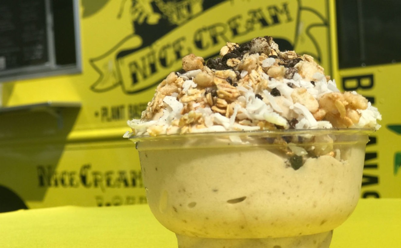 Nice Cream Food Truck Offers Banana-Based and Vegan Sundaes