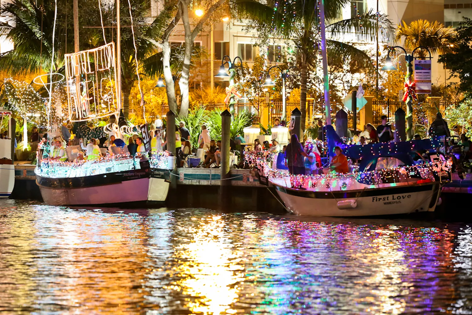 Seminole Hard Rock Winterfest Boat Parade in Fort Lauderdale South