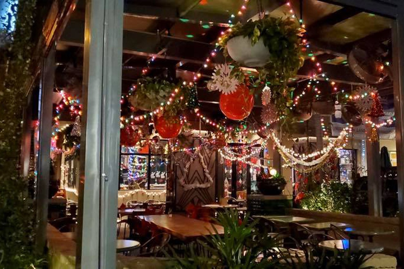 Miracle, the Christmas-themed pop-up bar at Java & Jam on Las Olas, will be open through January 2.