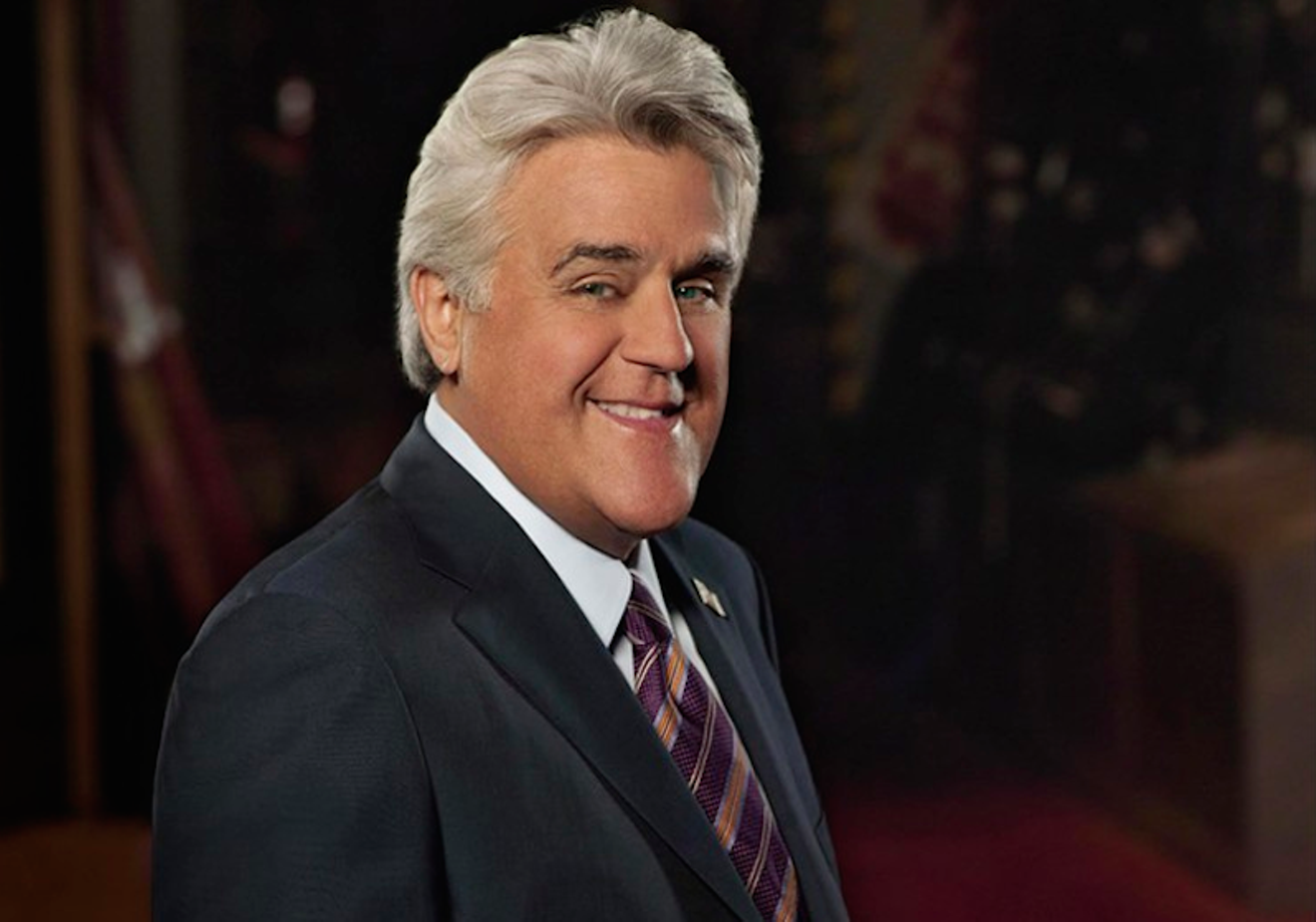 Jay Leno jumps off the TV screen and onto the stage at the Kravis Center. See Wednesday.