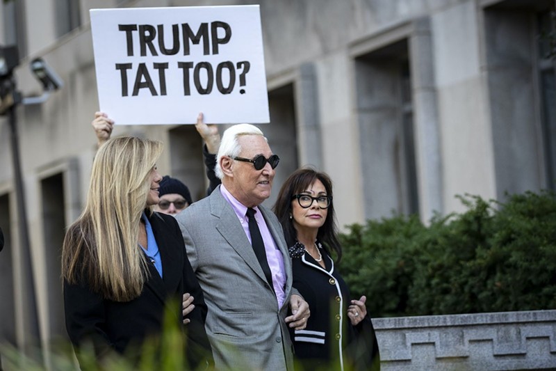 Roger Stone was found guilty of lying to Congress, tampering with witnesses, and obstructing the investigation into Russian interference of the 2016 U.S. election.