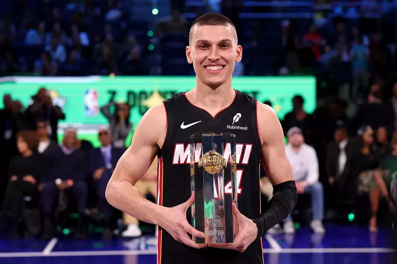 Image: Tyler Herro, who just turned 25, is now the face of the Miami Heat NBA franchise.