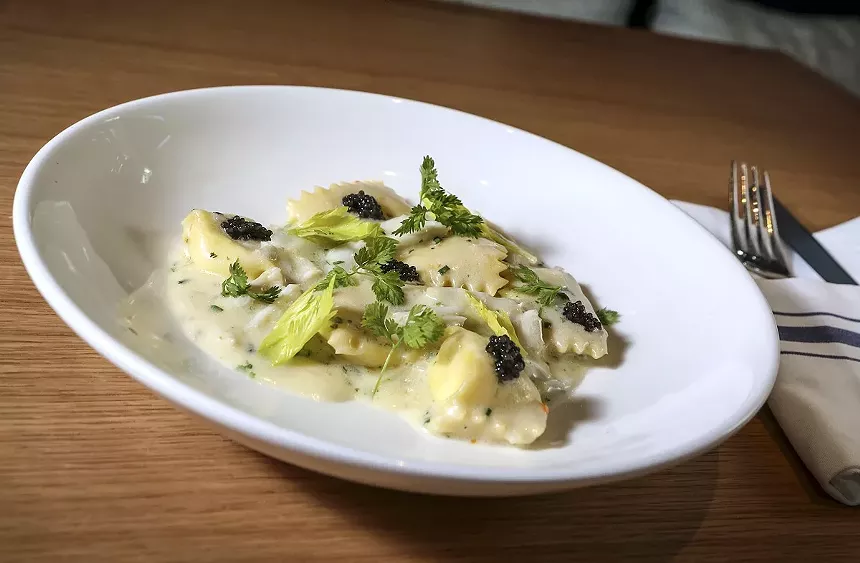 Ricotta agnolotti - PHOTO BY CANDACEWEST.COM