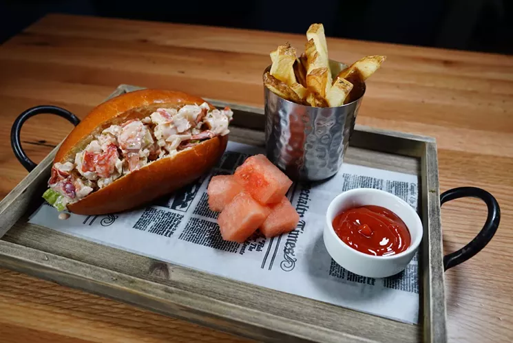 The lobster roll from And Fish Kitchen + Bar in Pompano Beach. - PHOTO COURTESY OF AND FISH KITCHEN + BAR