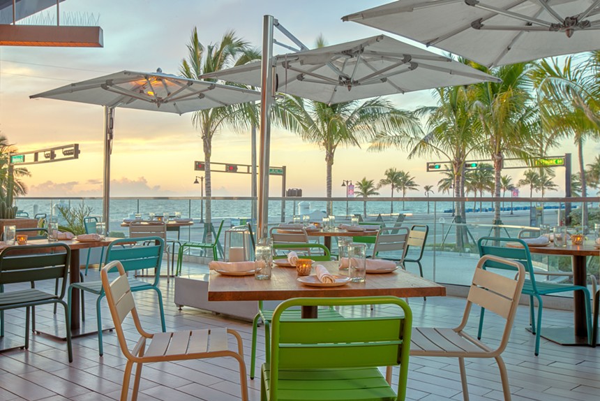 El Vez's oceanside locale makes it the perfect spot for brunch with Spot. - PHOTO COURTESY OF EL VEZ