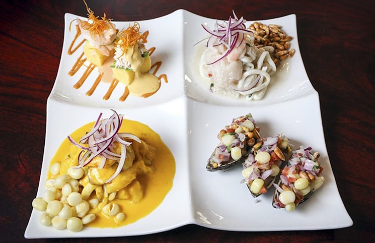 A sampling of favorites from Runas Peruvian Cuisine's. - PHOTO BY CANDACE WEST