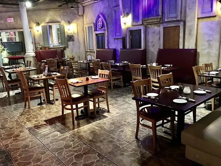 Kababi's austere dining room keeps guests' attention on the gorgeous and deeply flavorful dishes. - PHOTO COURTESY OF KABABI CAFE BY KULUK