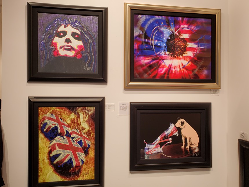 Def Leppard drummer Rick Allen will appear this weekend at select Wentworth Galleries on his art tour. - PHOTO BY WENDY RHODES