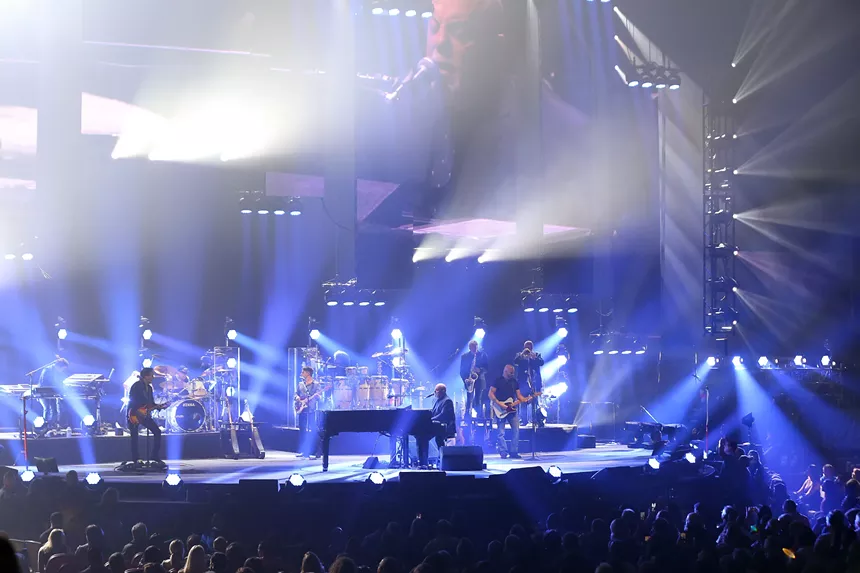 Billy Joel, at 70, knows how to please his audience at Hard Rock Hollywood on Friday night. - PHOTO BY RALPH NOTARO / SEMINOLE HARD ROCK