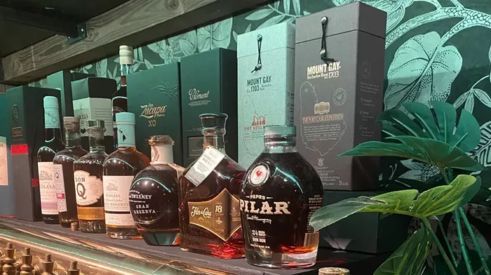 A selection of 75 rums - and a fully stocked bar - headline the menu at Lost & Found. - SOCIETY 8 HOSPITALITY GROUP