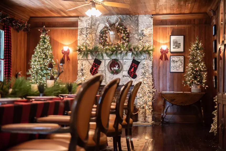 The theme for this year's holiday décor at the Deering Estate: the Gilded Age. - PHOTO COURTESY OF MIAMI-DADE COUNTY