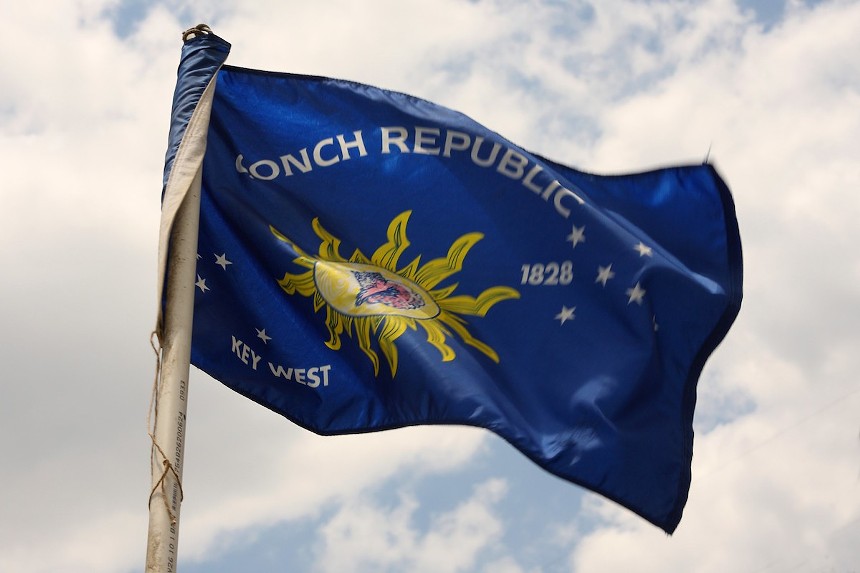 The Conch Republic flag - PHOTO BY STEVEN MILLER/FLICKR COMMONS