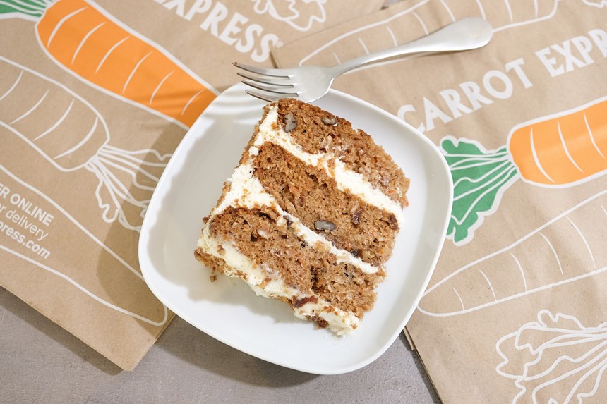 The Carrot Express carrot cake - PHOTO COURTESY OF CARROT EXPRESS