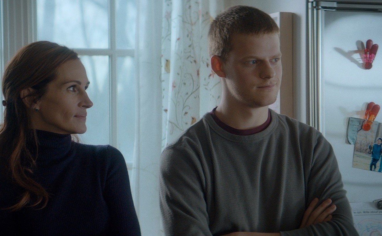 In Ben Is Back, Julia Roberts (left) stars as Holly Burns, an ordinary woman struggling with the return of her teenage son (played by Lucas Hedges) named Ben, who is an addict out from his rehab clinic early by his own choice.