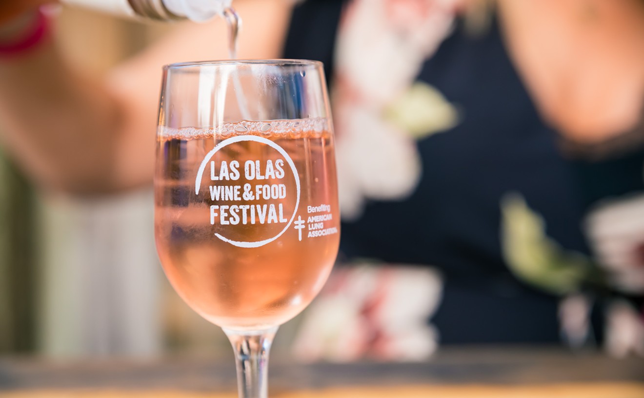 Cheers! More than 200 different beverages await you at the Las Olas Wine and Food Festival.