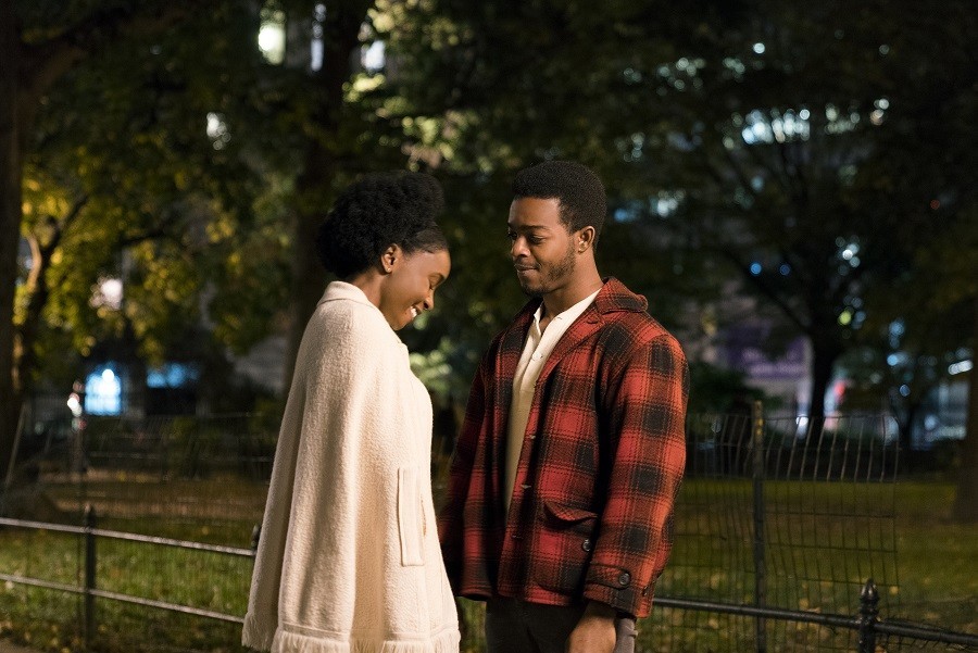 KiKi Layne (left) plays 19-year-old Tish and Stephan James is 22-year-old Fonny, a couple in love who face obstacles along the way, in If Beale Street Could Talk, writer-director Barry Jenkins'  first film since the Oscar-winning Moonlight.