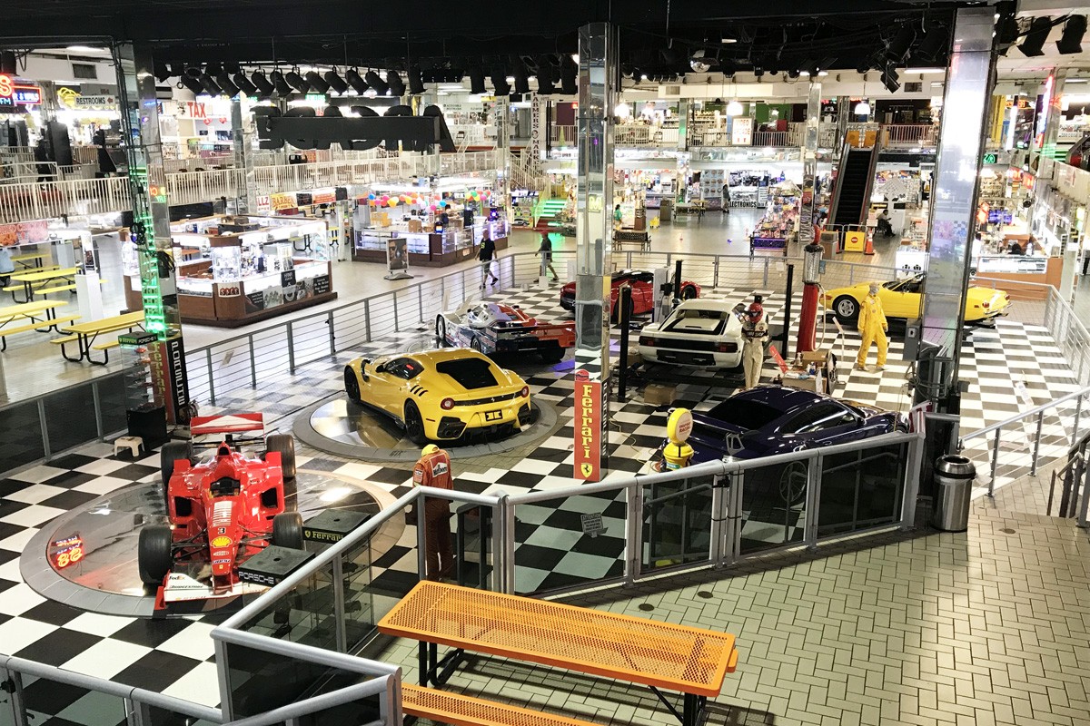 Cars worth hundreds of millions of dollars are on display inside the sprawling and quirky Swap Shop on West Sunrise Boulevard.