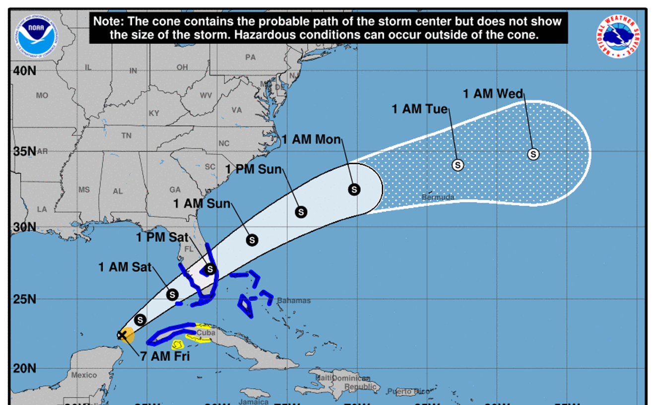 Wet Weekend: Tropical Storm Warning Issued for Miami-Dade, Broward, and Palm Beach Counties