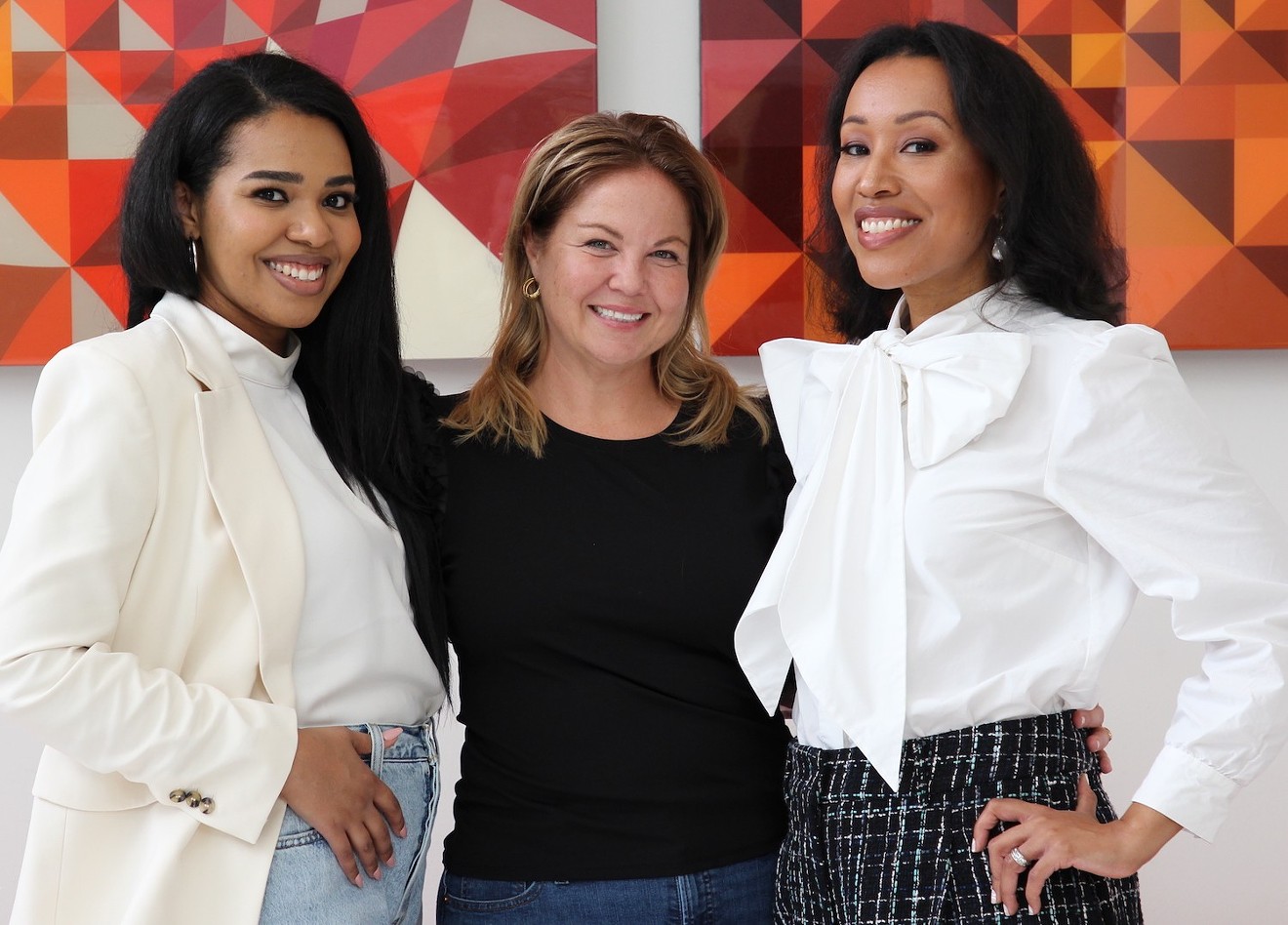 Vanessa Sanchez, Meredith Vey, and Maritza Sanchez Schubert are the cofounders of Bonnee, a clothing swap app.