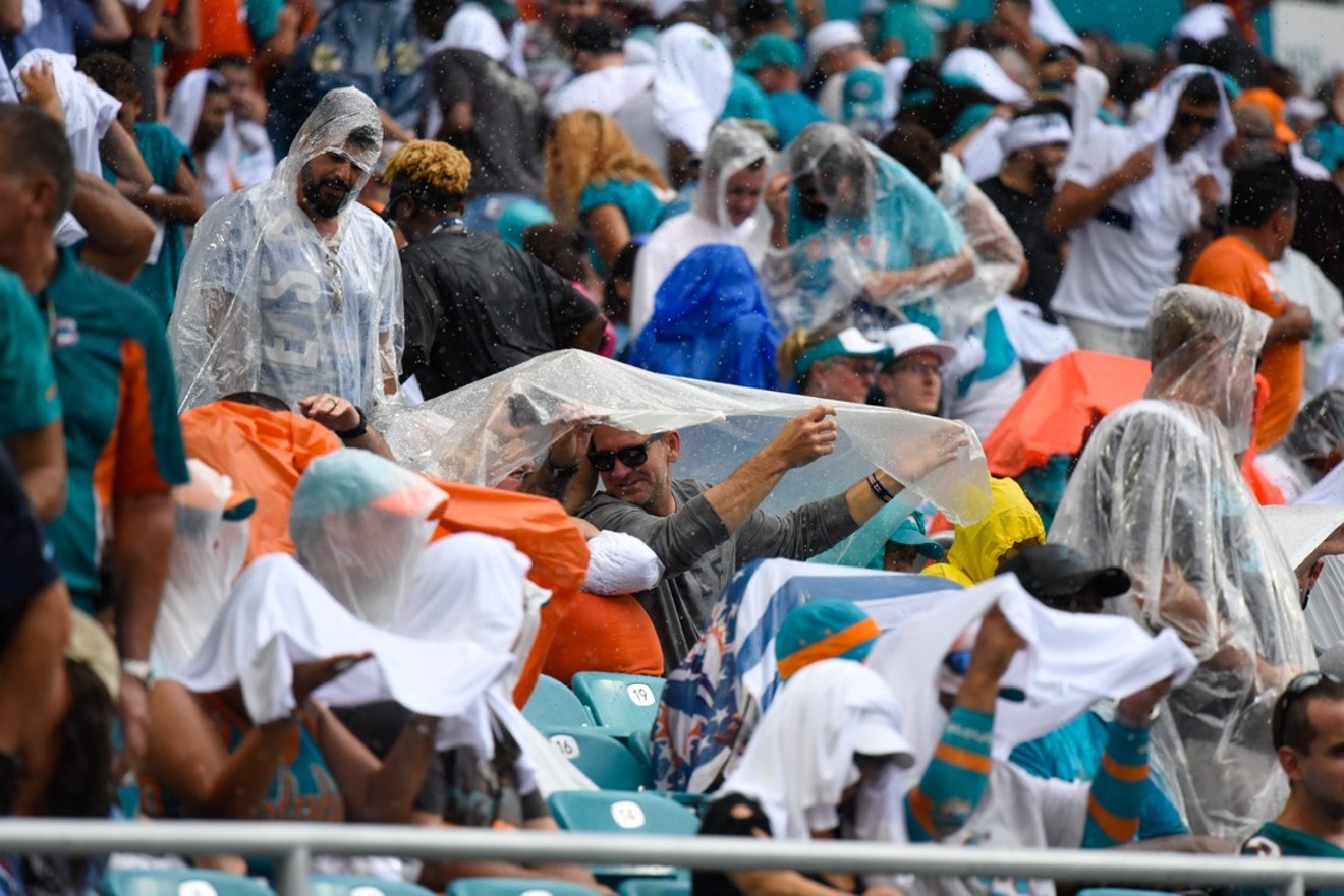 See more photos from the Miami Dolphins season opener against the Tennessee Titans here.